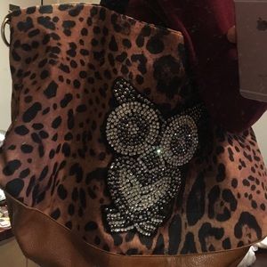 OWL Canvers shoulder bag🐥🐣